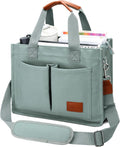Canvas Tote Bag for Women 14.5 x 16.5 in - Zippered Work Tote
