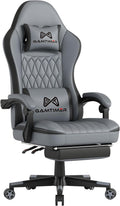 Gaming Chair with Footrest and 155 Recline - Tall Ergonomic Seat