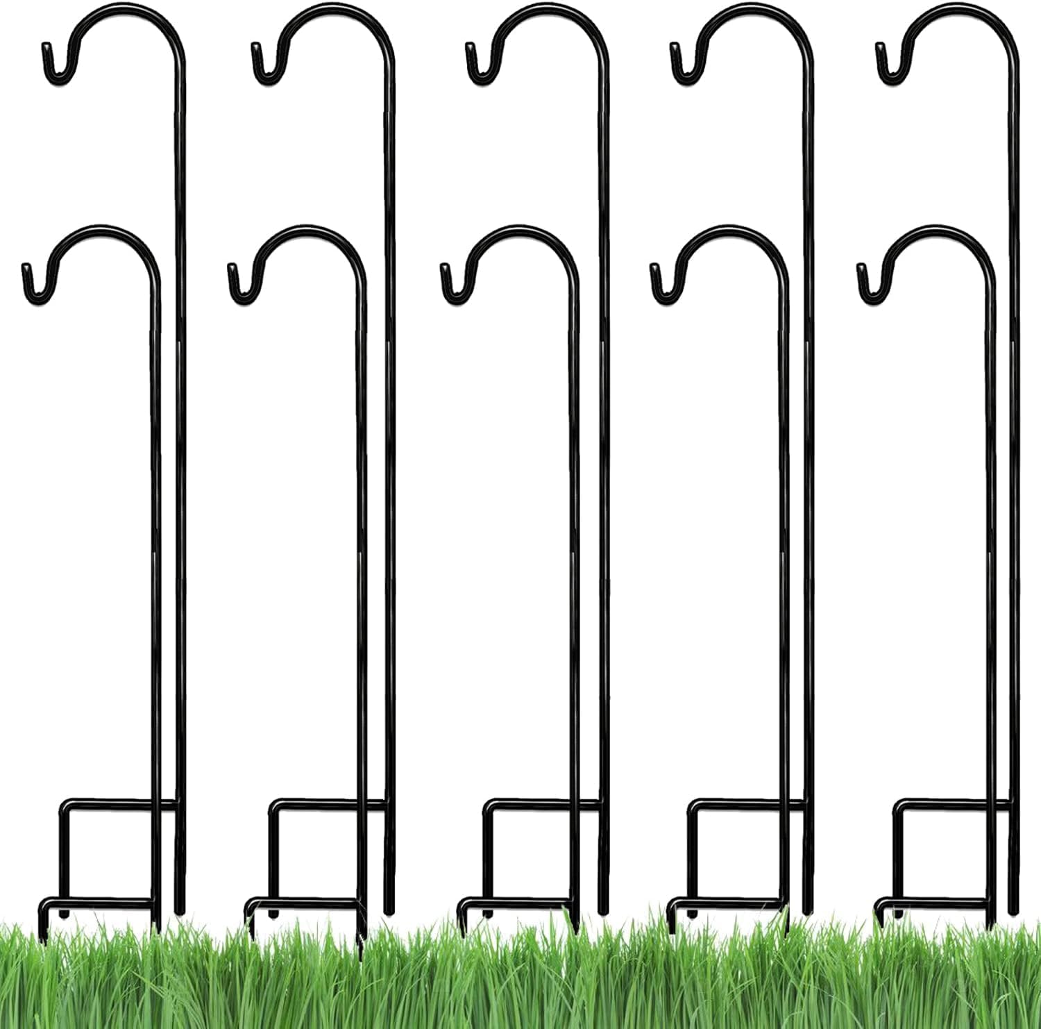 Versatile Ashman Shepherds Hook Set for Garden Decor and More