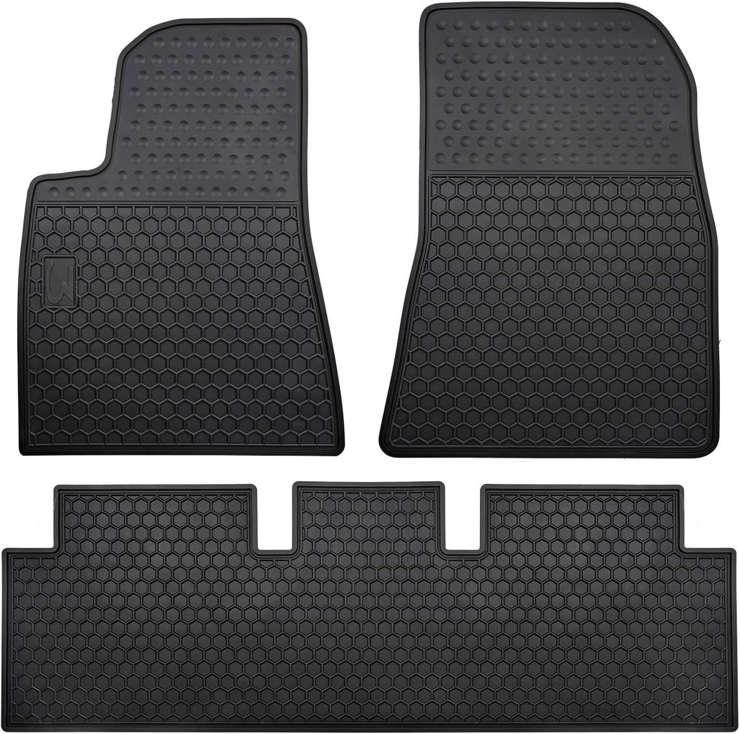 Custom Fit Car Floor Mats for Tesla Model 3 2017-2023 Black