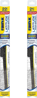 Rain-X Latitude 2-in-1 Water Repellent Wiper Blades 22in + 21in