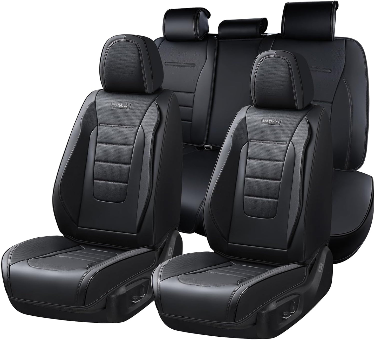 Coverado Seat Covers Full Set for Cars - Stylish and Waterproof