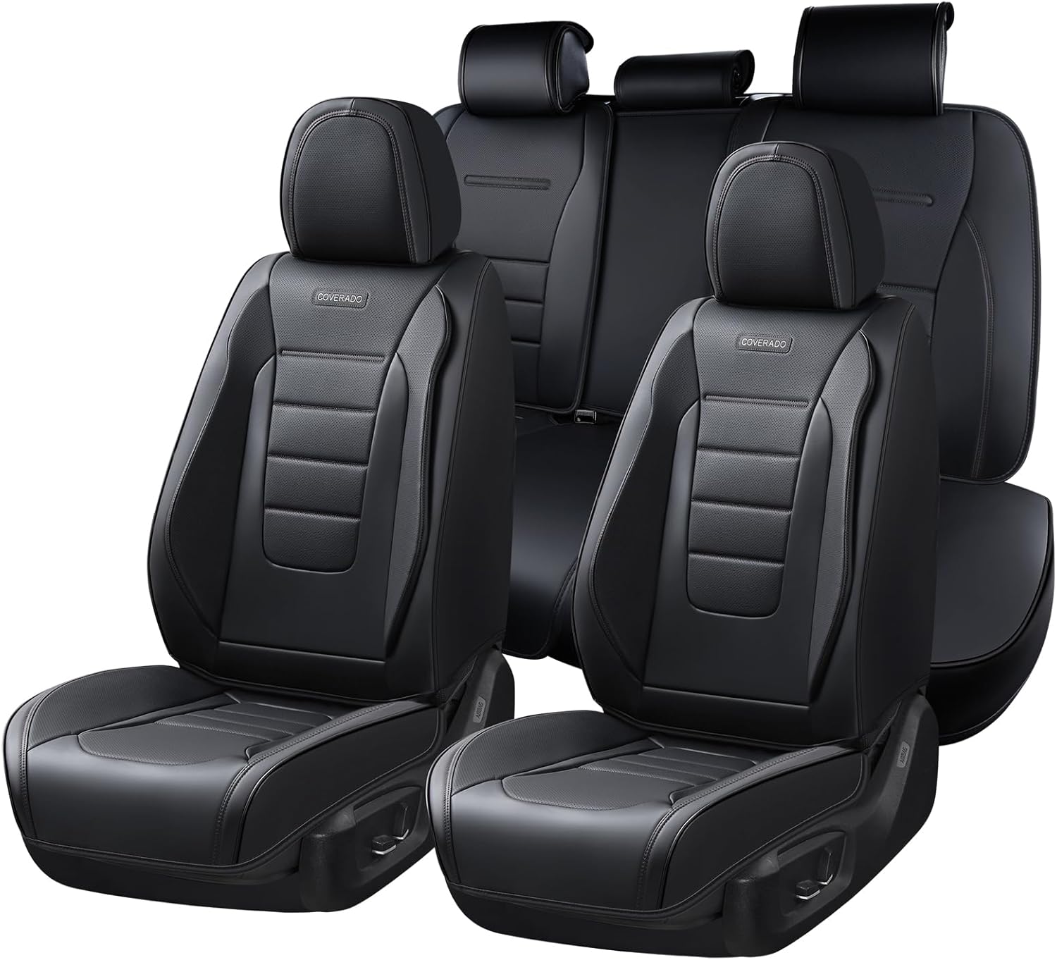 Coverado Seat Covers Full Set for Cars - Stylish and Waterproof