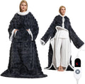 Wearable Heated Blanket with Sleeves & Foot Pockets - Cozy Electric