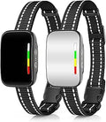 Bark Collar 2 Pack Rechargeable for Dogs - Adjustable, Waterproof