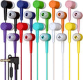 400 Pack Bulk Wired Earbuds with Microphone - Classroom Ready Mix