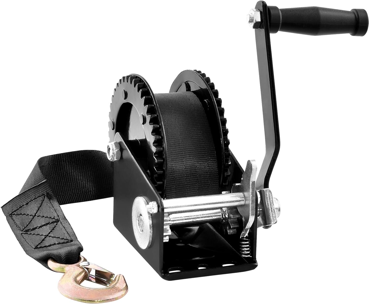VEVOR Boat Winch 2000 lbs Capacity Hand Crank for Towing