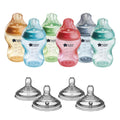 Tommee Tippee Natural Start Bottle and Nipple Bundle - Anti-Colic 9 oz