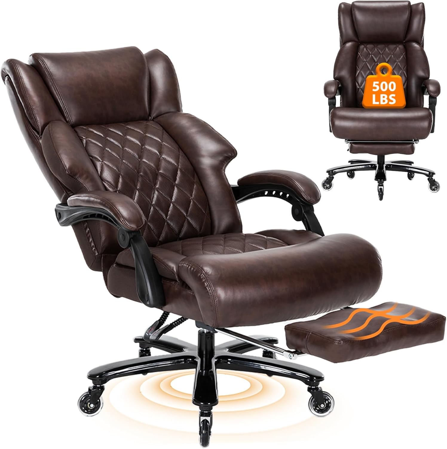 500 LBS Big & Tall Ergonomic Office Chair