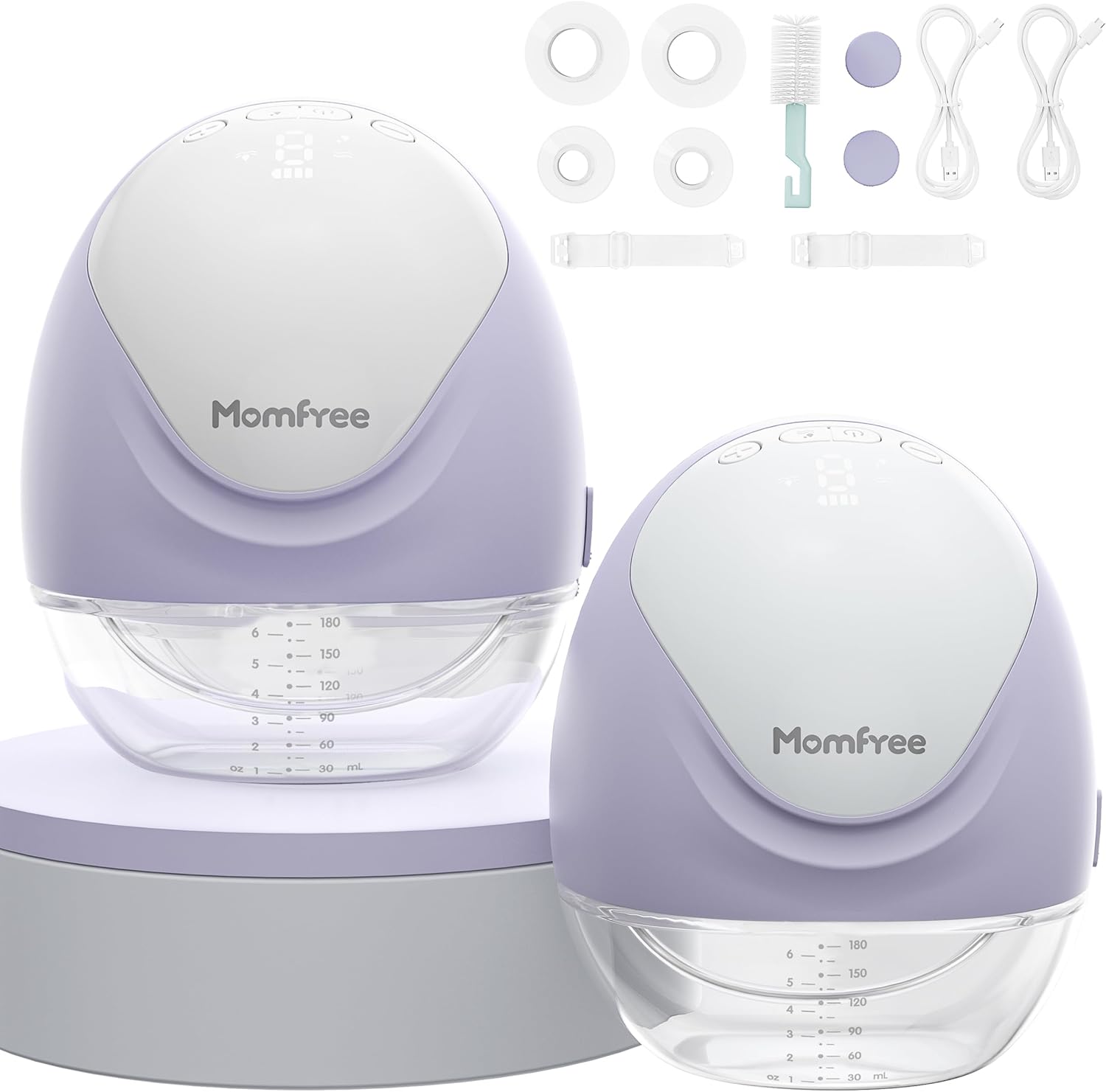 Hands Free Breast Pump Portable with 3 Modes and 9 Levels