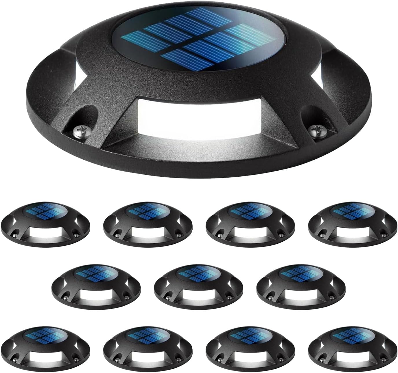Outdoor Solar Deck Light with 120 Lumens for Pathway Safety