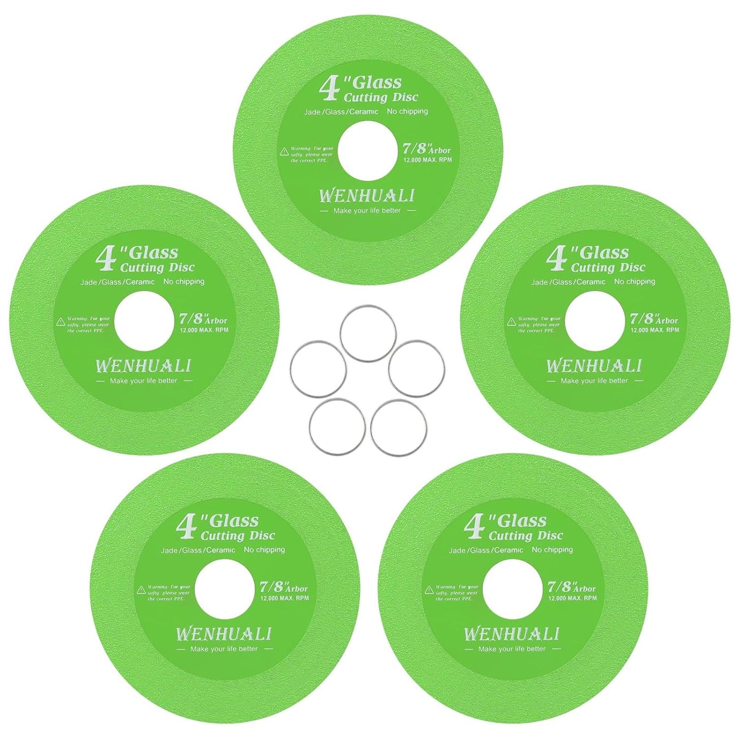 Precision Glass Cutting Disc Set for Angle Grinder - WENHUALI