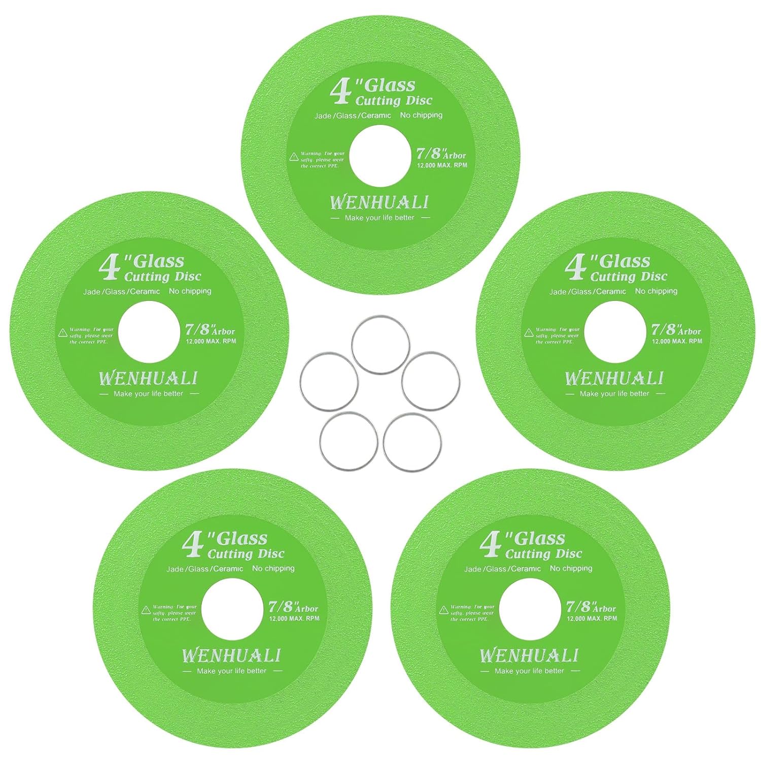 Precision Glass Cutting Disc Set for Angle Grinder - WENHUALI