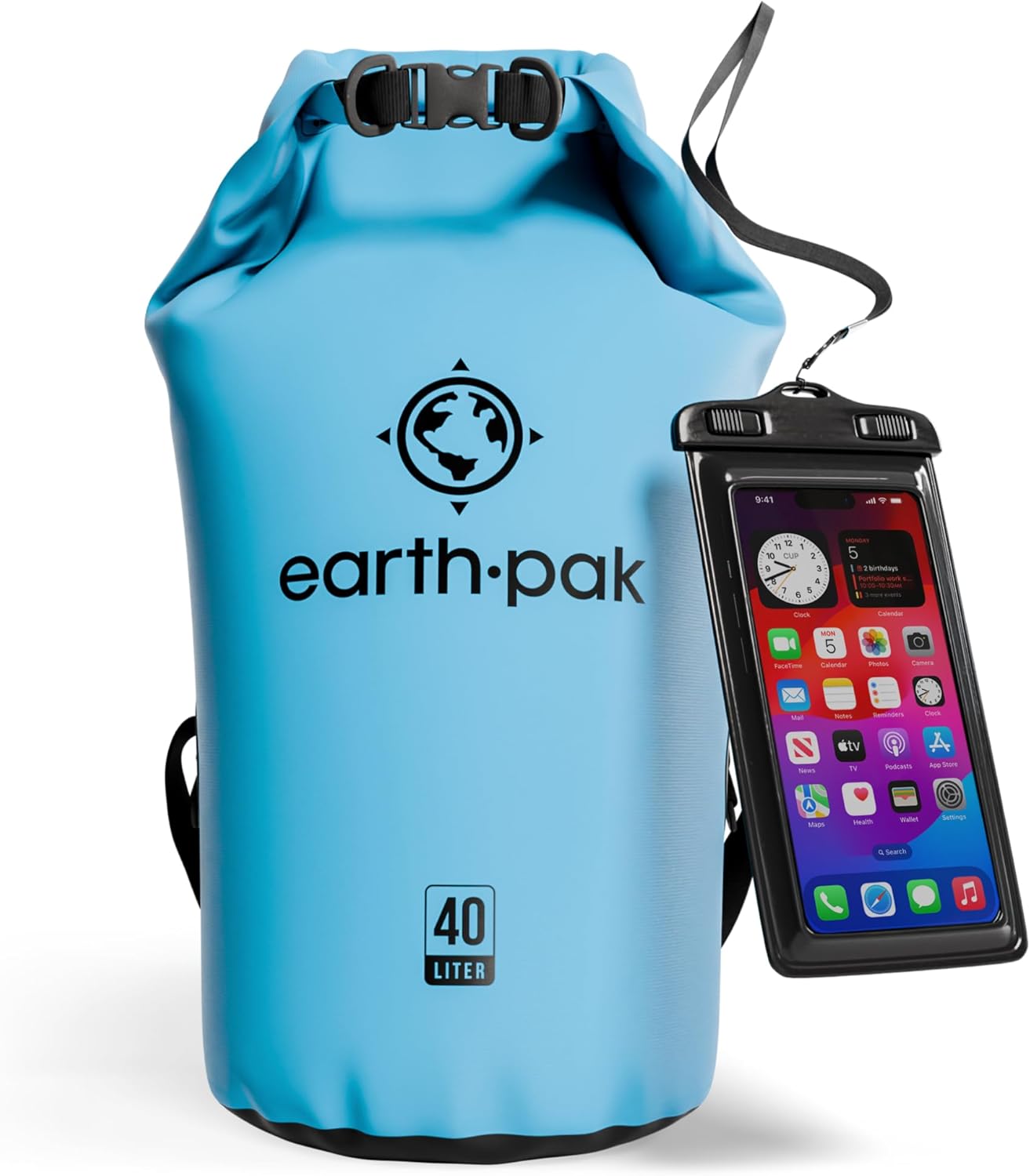 Earth Pak Waterproof Dry Bag - Reliable Roll Top Design