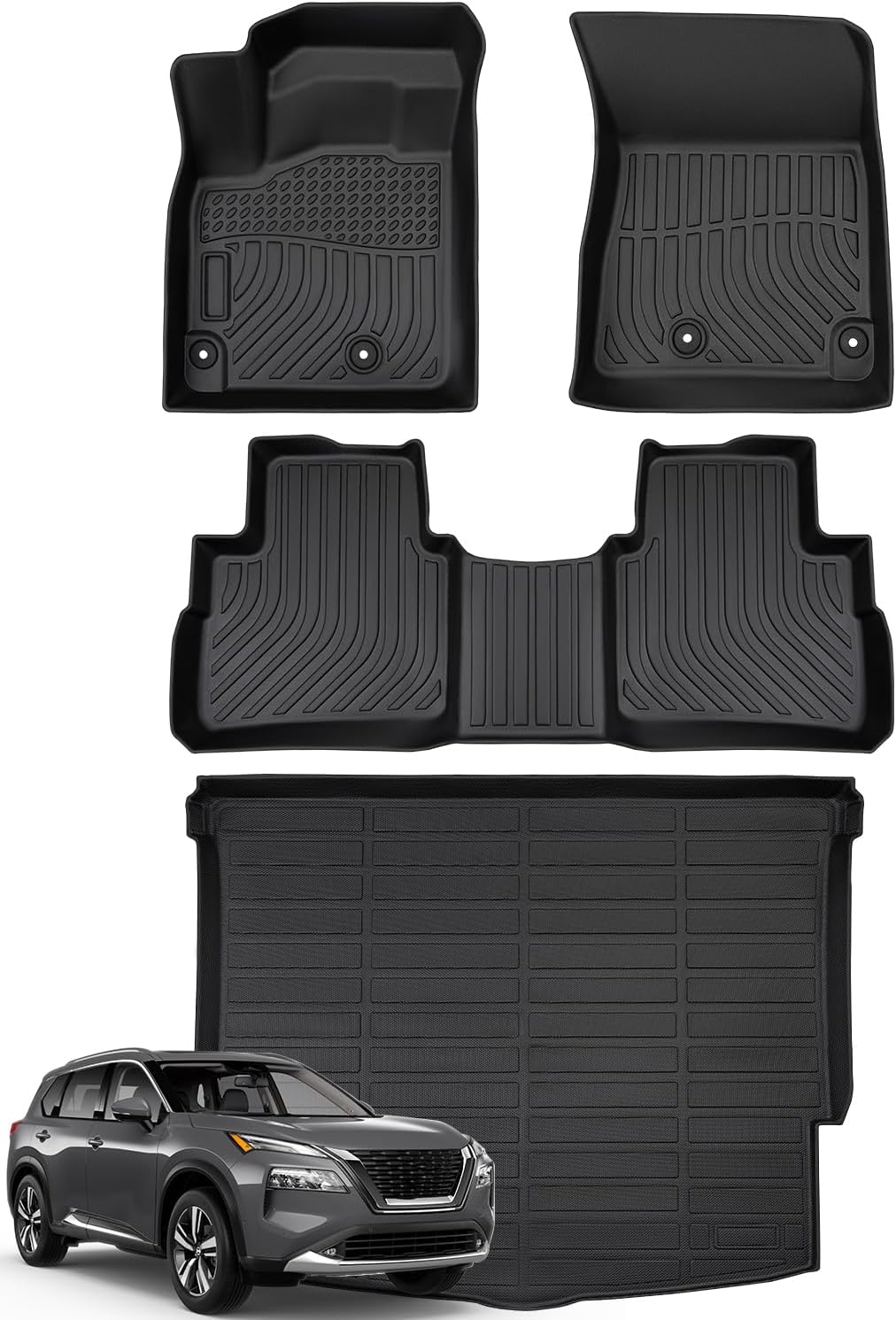 Custom Fit Floor Mats & Cargo Liner for Nissan Rogue 2021-2025