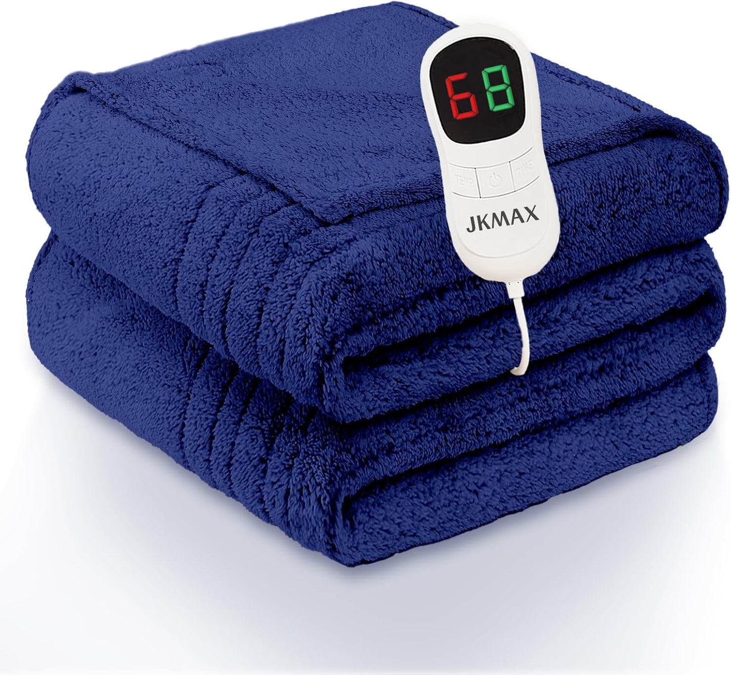 Heated Electric Blanket King Size with 10 Heating Levels & Timer