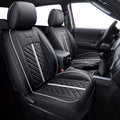 Toyota Tacoma Seat Covers Compatible 2005-2025 - Black-White Fit