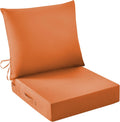 Outdoor Seat Cushion Set, Waterproof & Fade Resistant Patio Cushions