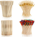 Bamboo Party Toothpicks - 500 Pcs Charcuterie/Fruit Picks