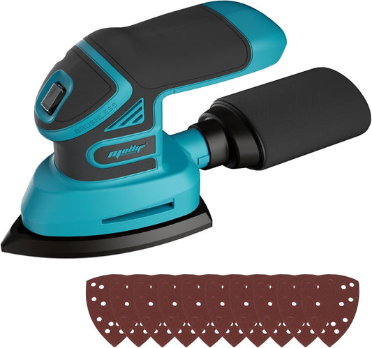 1.9Amp Cordless Detail Sander with Brushless Motor & Battery Kit