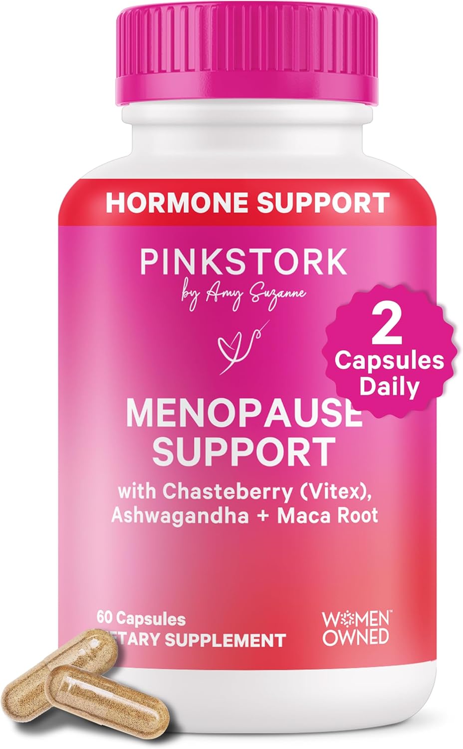Pink Stork Menopause Support for Hot Flashes and Mood Swings