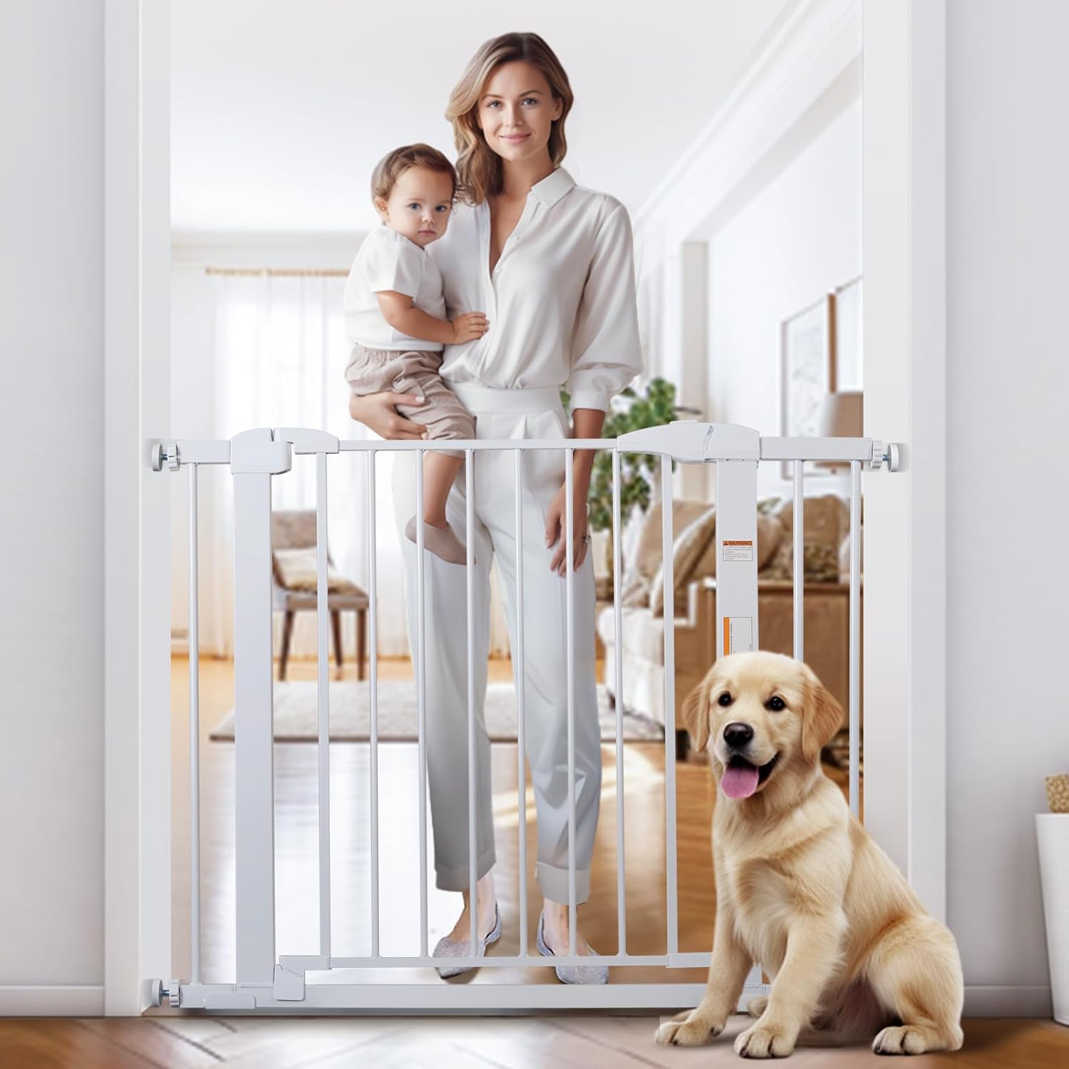 Auto-Close Baby Gate 29-40 - Securely Protect your loved ones