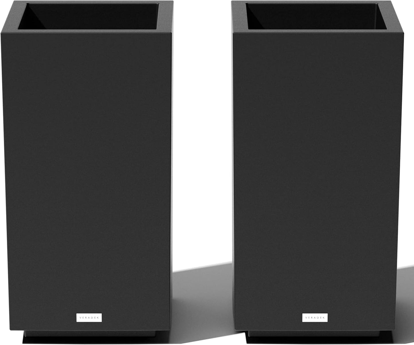 Veradek Block Series Tall Planter for Indoor or Outdoor Use
