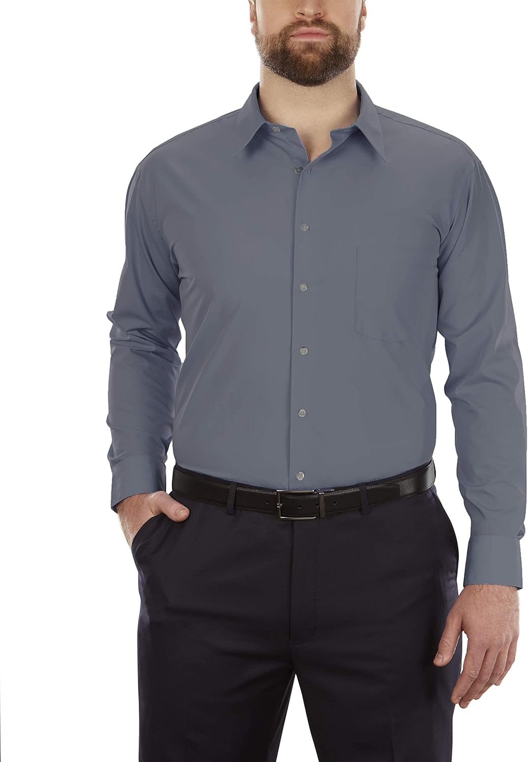 Van Heusen Men's BIG FIT Dress Shirts for Comfort and Style