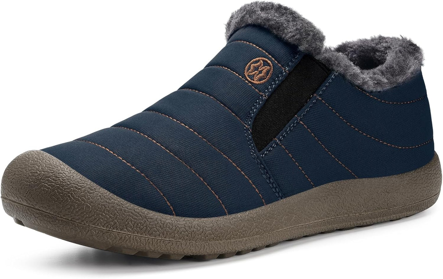 Womens Mens Snow Boots Winter Shoes Slip On Ankle Booties