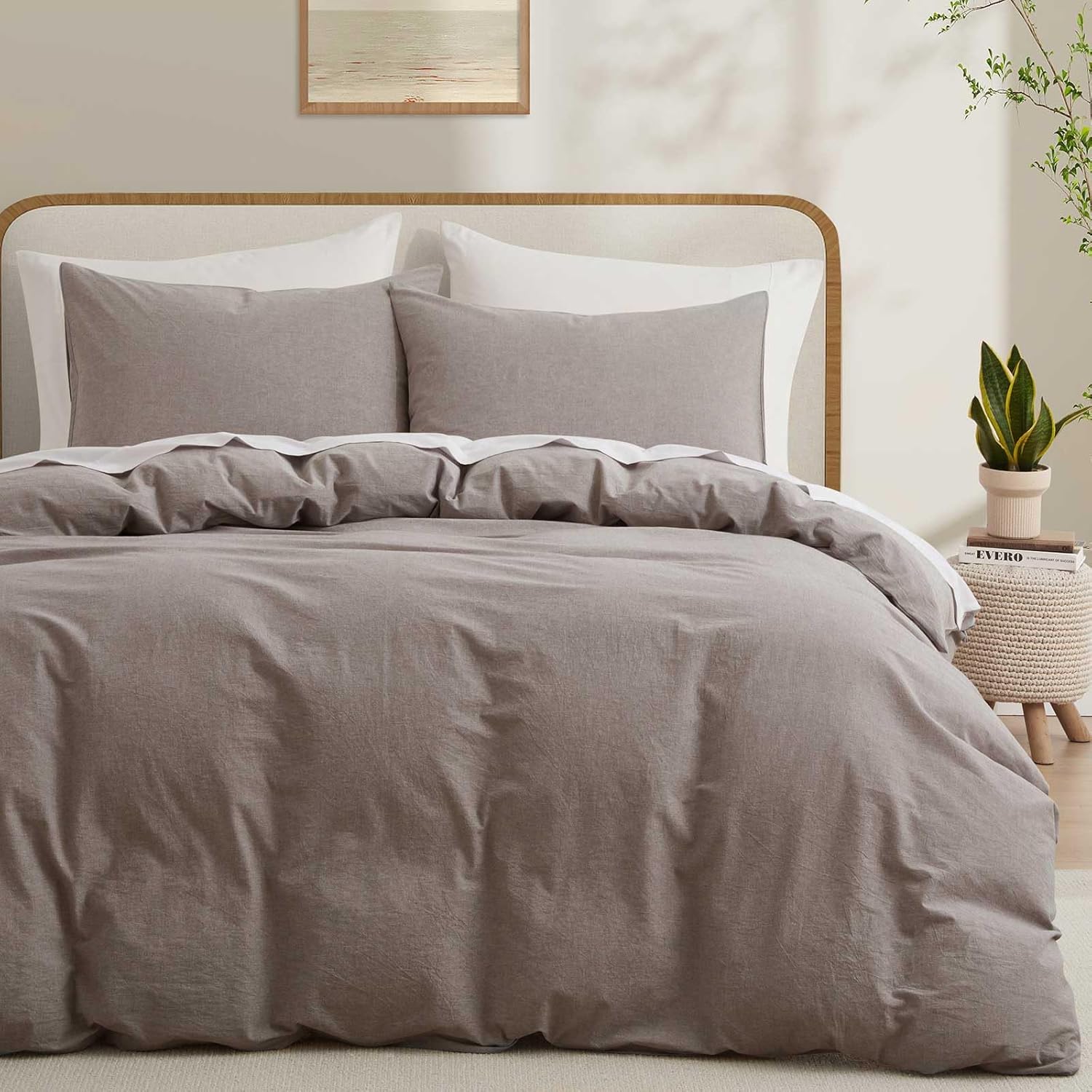 100% Cotton Duvet Cover King Size Set for Cozy Sleep Experience