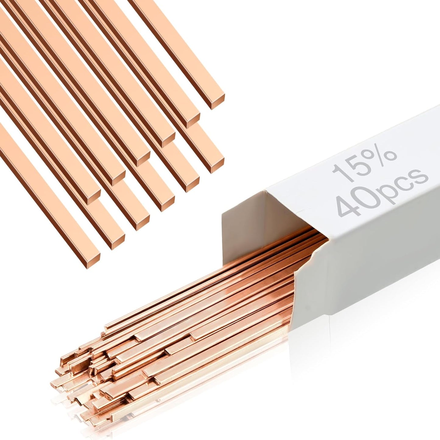 Tandefio 40 Sticks Brazing Rods for HVAC and Refrigeration