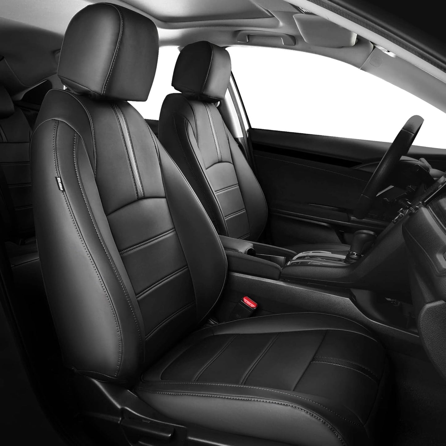Leather Seat Covers for Honda Civic Sedan 2016-2021 Full Set