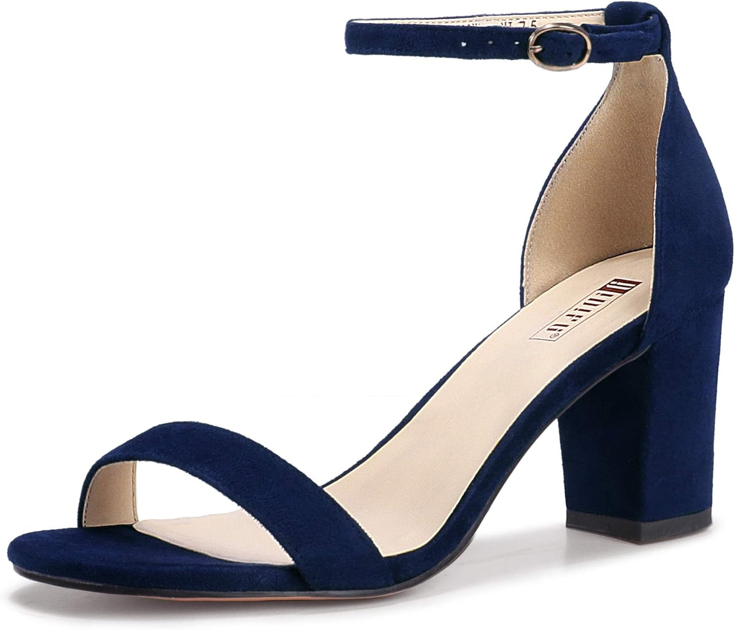 IDIFU Women's 3 Inch Heel Sandals for Dressy Occasions