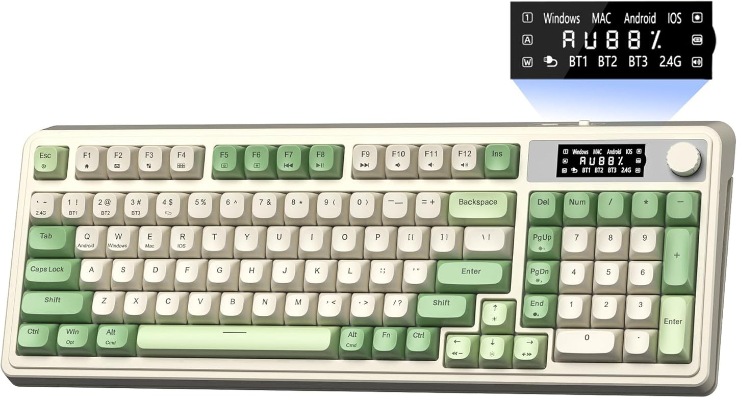 AULA S99 Pro Wireless Keyboard with RGB and Media Knob Features