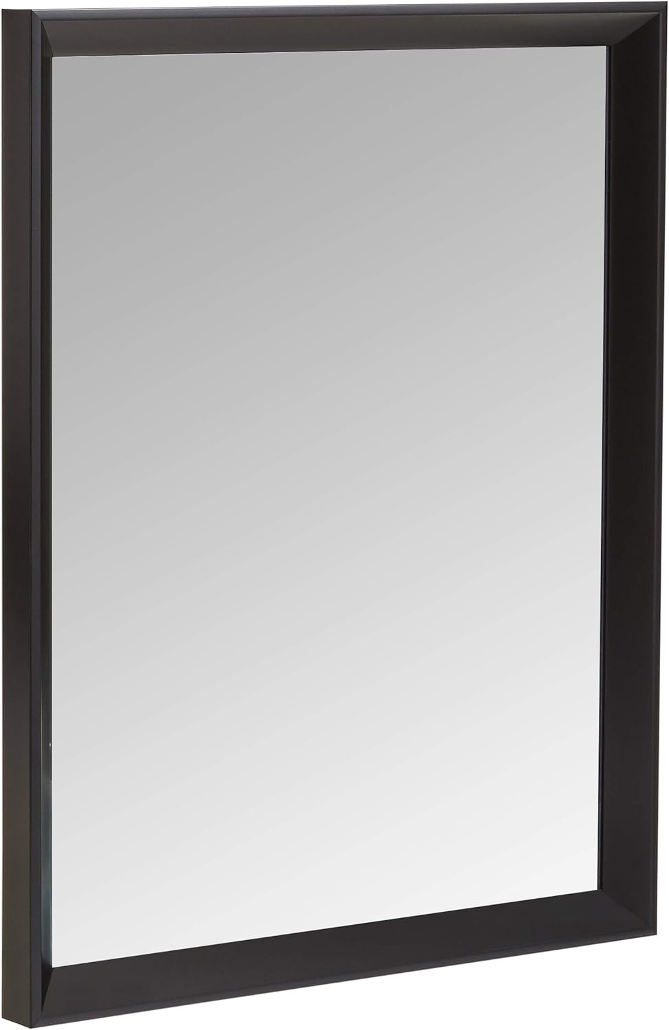 Rectangular Wall Mount Mirror with Peaked Trim for Home Use