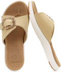 Womens Dressy Orthotic Slides with Arch Support - Comfortable Recovery