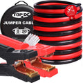 TOPDC 2/0 Gauge 20 ft 1000Amp Jumper Cables - Heavy Duty Kit