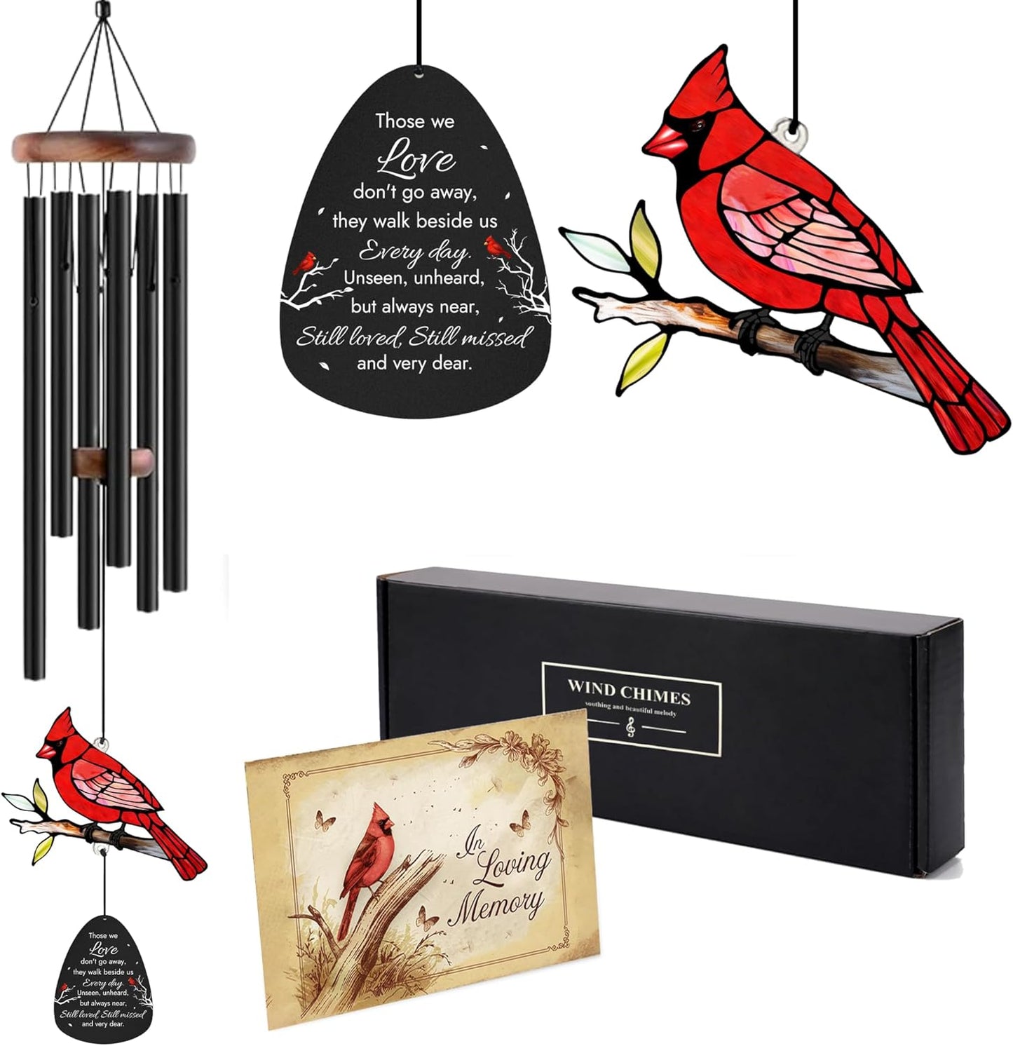 Memorial Wind Chimes for Loss of Loved One - 36 Inch Gift