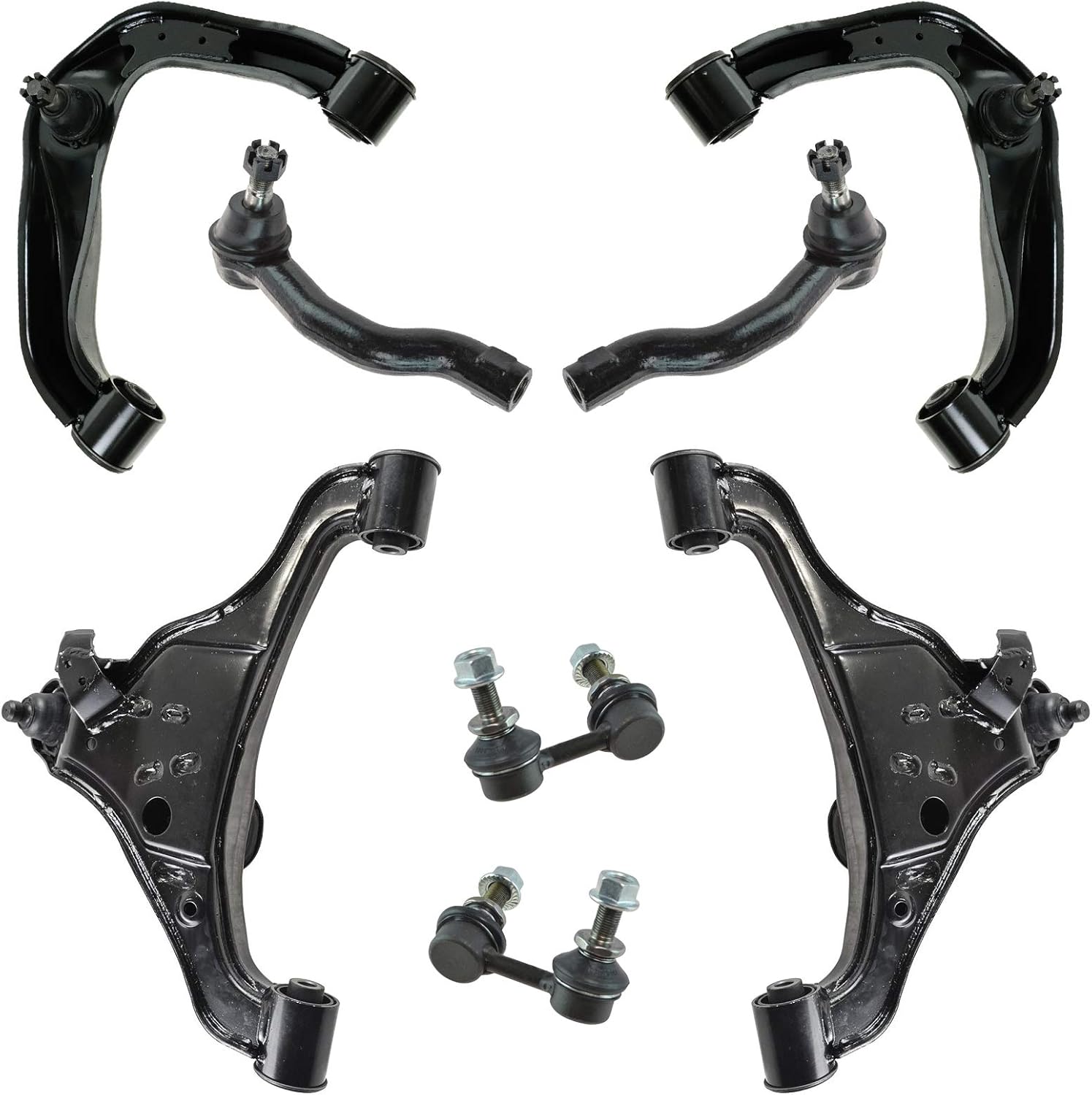 TRQ Front Steering & Suspension Kit for Nissan Suzuki Vehicles