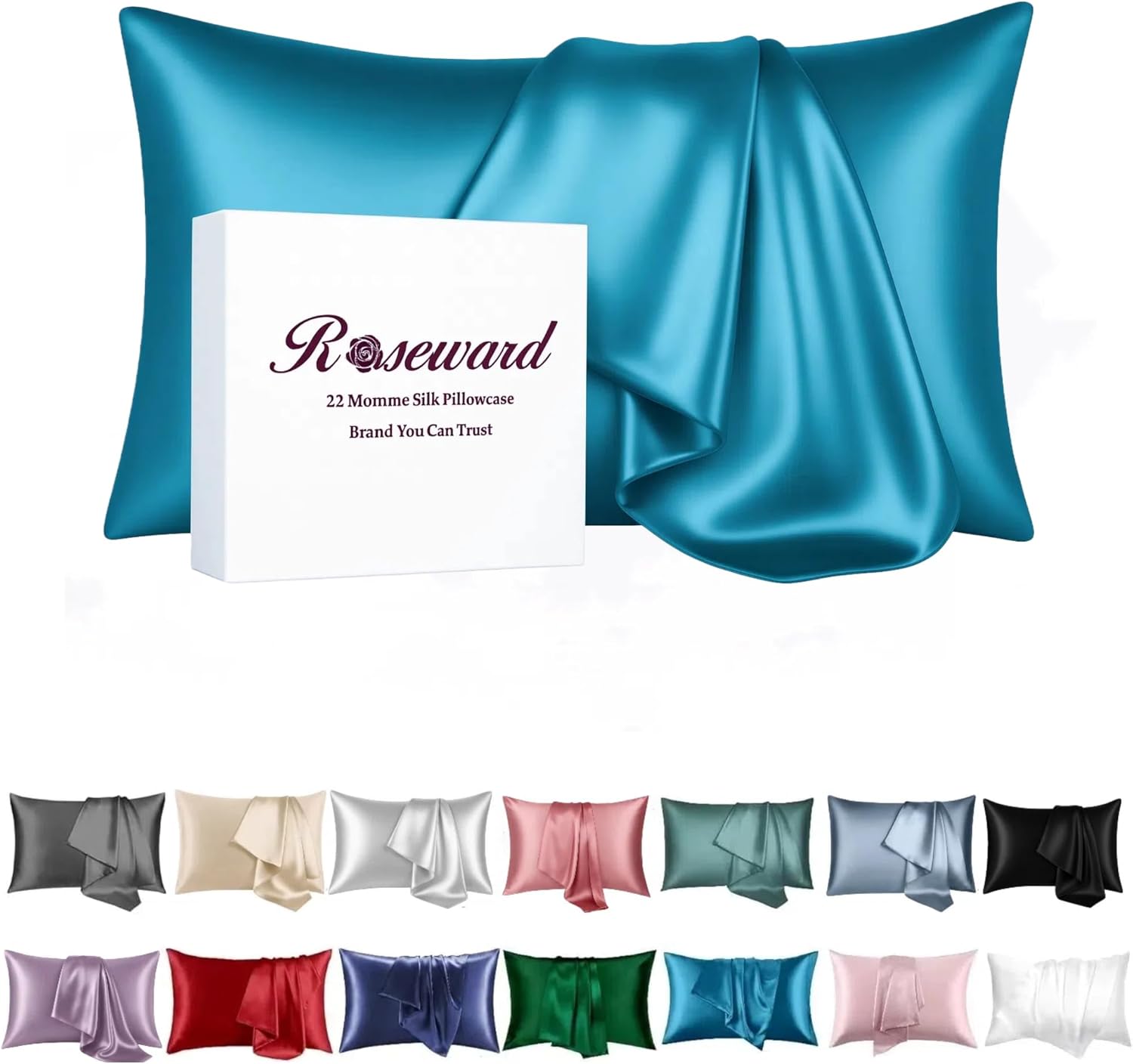 USA Made 100% Silk Pillowcase for Hair and Skin Protection