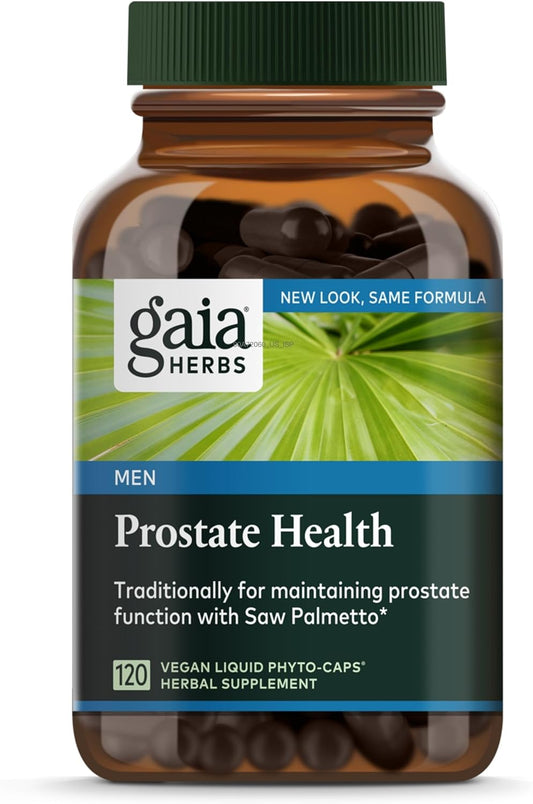 Gaia Herbs Prostate Health Supplement for Men with Saw Palmetto