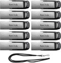 SanDisk 16GB Ultra Flair USB 3.0 Flash Drive 10-Pack - Fast Transfer
