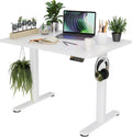 Claiks Electric Standing Desk 40x24 in Adjustable Height - Smooth Sit