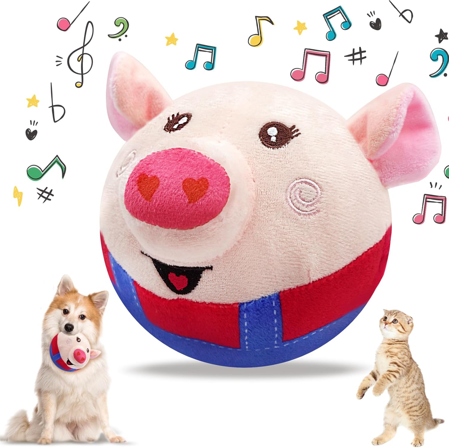 Automatic Squeaky Pig Toy for Busy Dogs | Lollyx