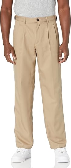 Men's Classic-Fit Expandable-Waist Pleated Dress Pant Review