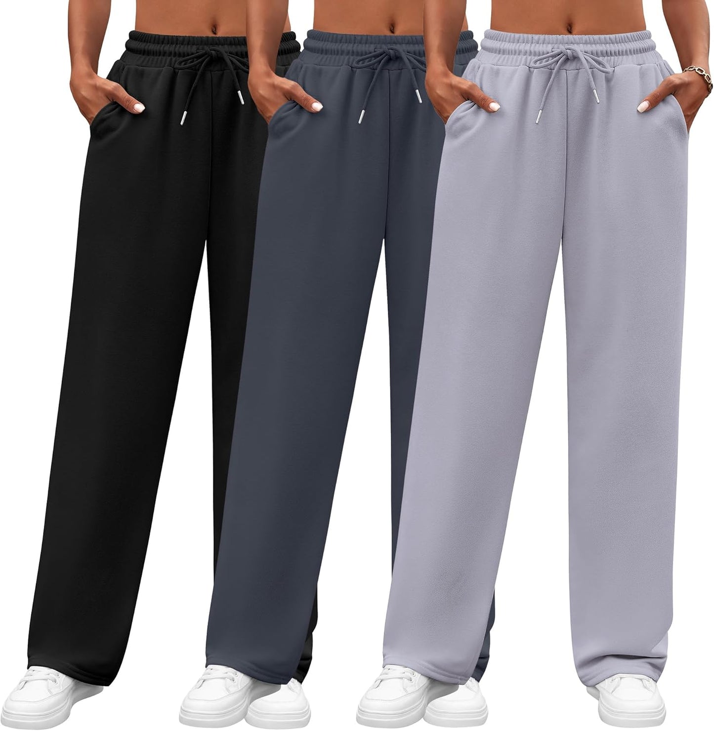 Neer Women's Sweatpants with Pockets for Cozy Casual Wear