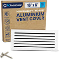 16 in x 6 in Decorative Air Return Vent Cover - Modern Ceiling Grill