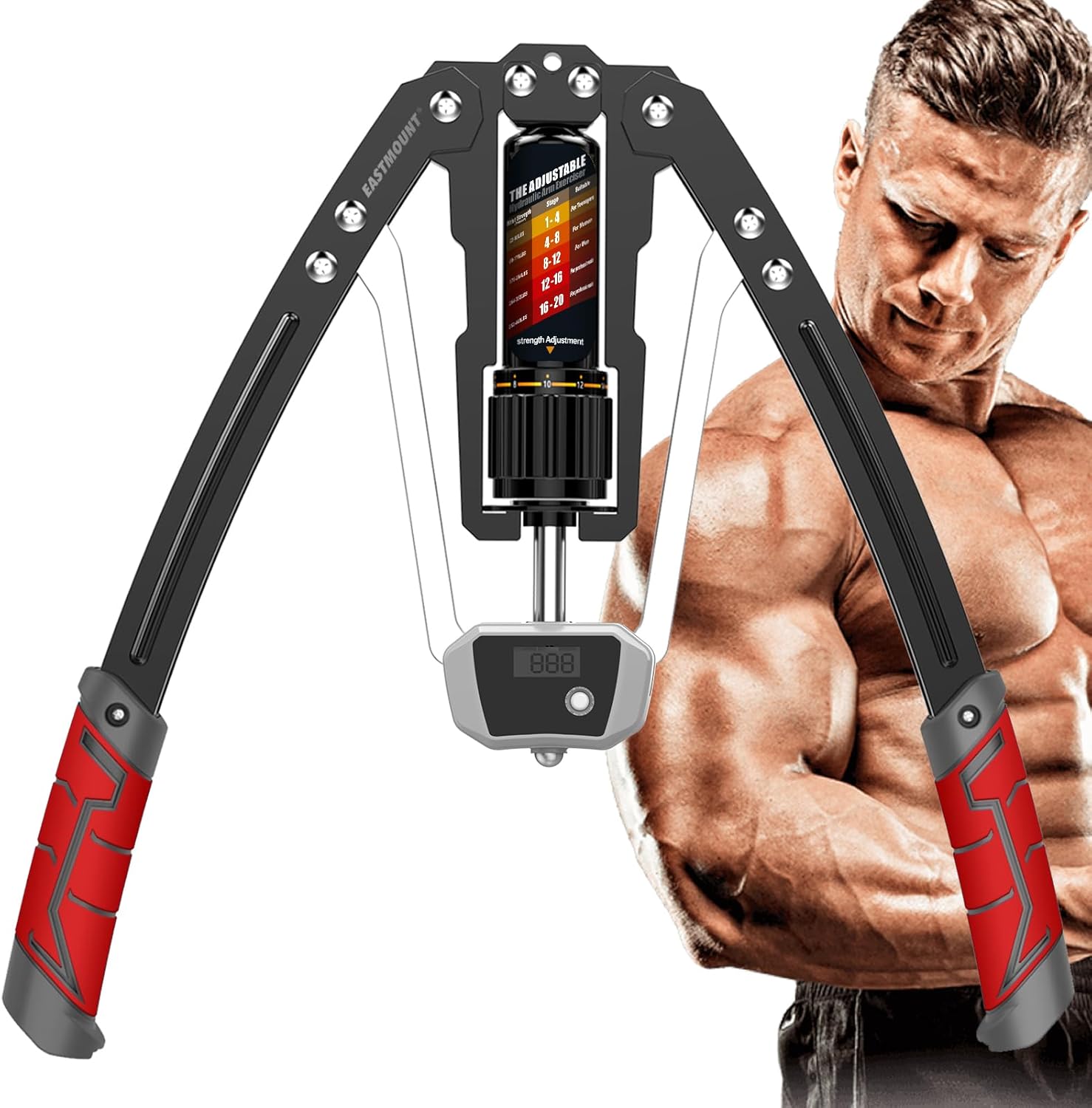 EAST MOUNT Twister Arm Exerciser - Adjustable 22-440lbs Power