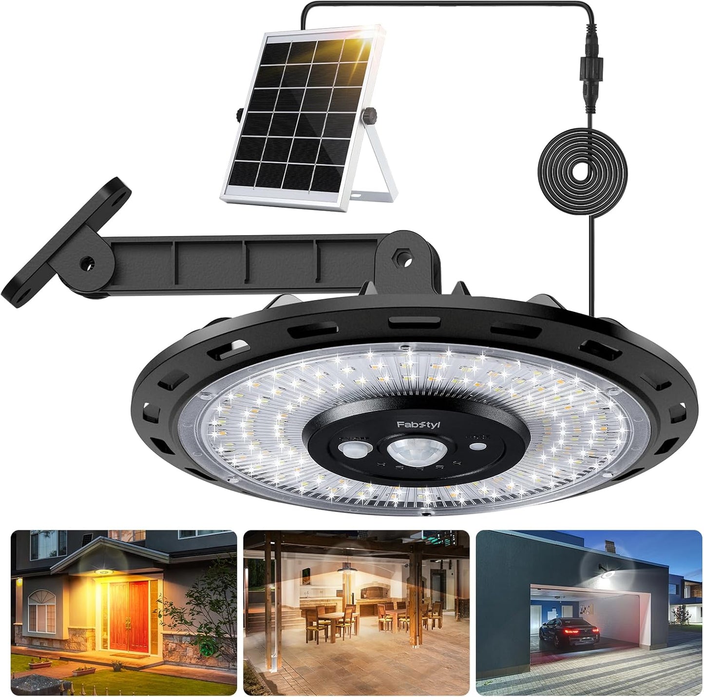 Solar Light Indoor Outdoor 3000LM Waterproof Motion Sensor
