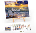 Paint by Numbers Kit for Adults Framed Canvas - Be Still 16in x 20in